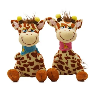 Värvilised Giraffe Plush Toys Happy Plushie