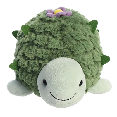 Armas rohelus - temaatiline plush kilpkonn lillede kaunistusega